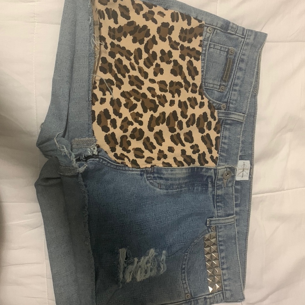 Size 14, light blue shorts